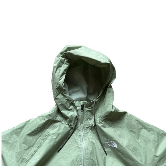New Women's North Face Antora Rain Parka Jacket Size XL Misty Sage MSRP $130 - Picture 3 of 5